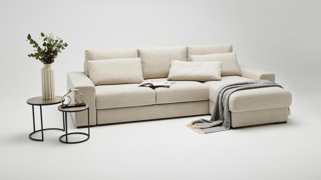 Sofa modułowa Grande od Bizzarto z funkcją spania i regulacją głębokości siedziska – nowoczesny narożnik do eleganckiego salonu