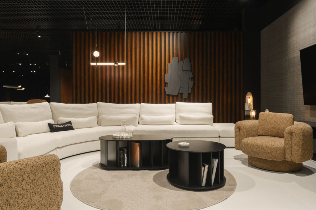 Sofa modułowa Columbus , stoliki Purro